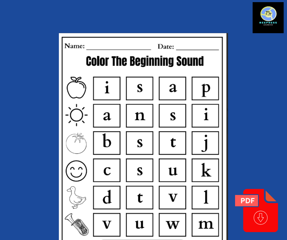 coloring the beginning of the sound